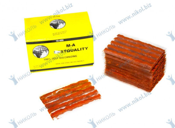 Жгут резиновый (ремонт б/к шин без демонтажа) уп=10шт Жгут резиновый (ремонт б/к шин без демонтажа) уп=10шт