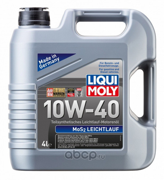 Масло мотор. Liqui Moly 10W40 MoS2-LF  SL/CF 4л(п/син)