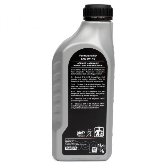 Масло мотор. Ford Formula S/SD 5W40 (1л) Масло мотор. Ford Formula S/SD 5W40 (1л)
