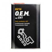Трансм. синтетич. масло MANNOL 8216 O.E.M. for CVT (1л.) metal 1*12шт. Трансм. синтетич. масло MANNOL 8216 O.E.M. for CVT (1л.) metal 1*12шт.