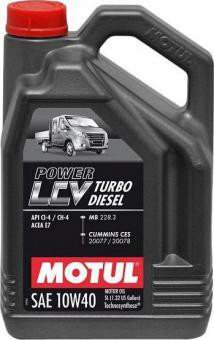 Масло мотор. MOTUL 10W40 POWER LCV TURBO DIESEL (5л) 1*4 шт.