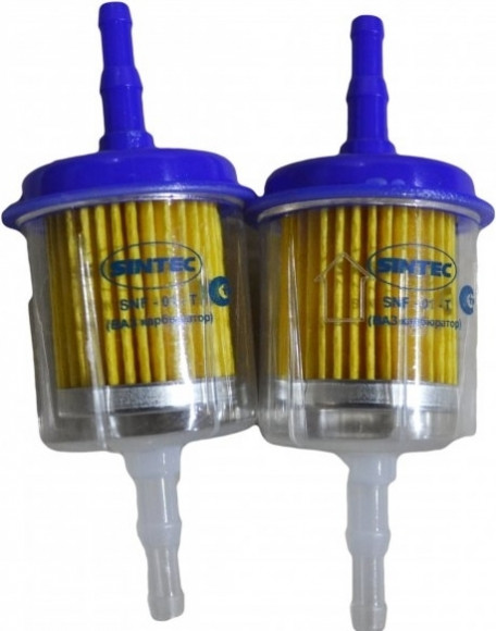 Фильтр топл. SPF-337  Sintec (SNF-01-Т) (SNF-03-Т) (карб. прямоточный) ВАЗ, ГАЗ, ЗАЗ
