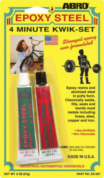 ABRO Клей эпоксидный 507 (57 г) большой 1*12 шт.(ES507) ABRO Клей эпоксидный 507 (57 г) большой 1*12 шт.(ES507)