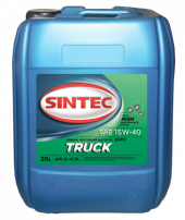 Масло мотор. SINTEC TRUCK SAE 15W40 API CI-4/SL  (20л)