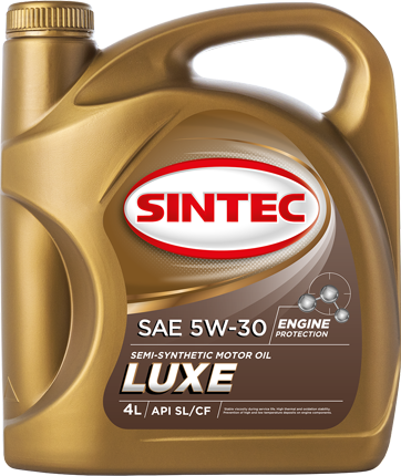 Масло мотор. SINTEC LUXE SAE 5W30 API SL/CF (4л) 1*4шт Масло мотор. SINTEC LUXE SAE 5W30 API SL/CF (4л) 1*4шт