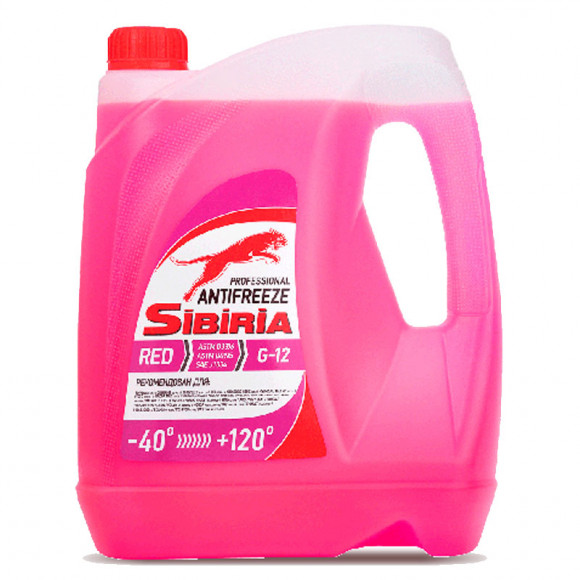 Антифриз A-40 SIBIRIA G-12+ красный (3кг) 1*4шт Антифриз A-40 SIBIRIA G-12+ красный (3кг) 1*4шт