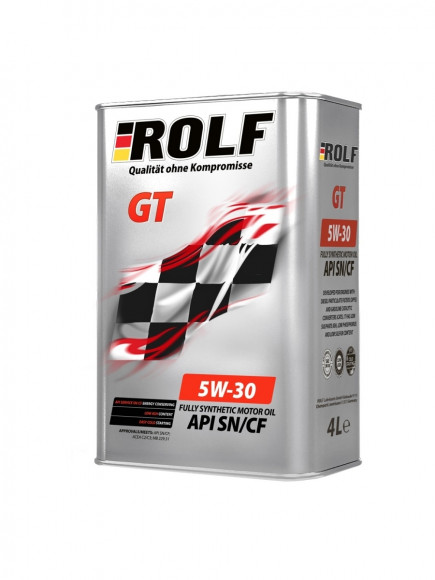 Масло мотор. ROLF GT SAE 5W30 ACEA  A3/B4 (1л) 1*12шт