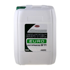 Антифриз A-40 Sintec Euro G11 (зелёный) (20кг) 1*1шт Антифриз A-40 Sintec Euro G11 (зелёный) (20кг) 1*1шт
