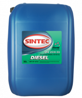 Масло мотор. 20W50 SINTEC Diesel  API CF-4/CF/SJ  (30л)