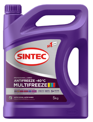 Антифриз A-40 Sintec Antifreeze Multifreeze violet (5 кг) 1*4шт