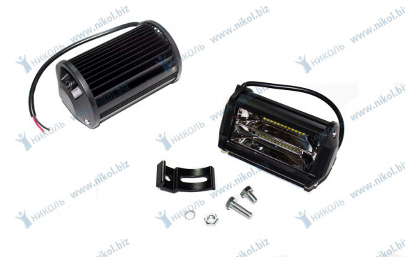 Фара пр-тум 24 диода, 72W, направленный свет, аллюм.корпус (влагопылезащищ), 12V Фара пр-тум 24 диода, 72W, направленный свет, аллюм.корпус (влагопылезащищ), 12V