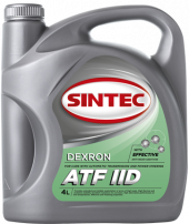 Масло трансм. SINTEC ATF ІІD (4л) 1*4шт Dexron Масло трансм. SINTEC ATF ІІD (4л) 1*4шт Dexron