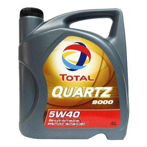 Масло мотор. TOTAL QUARTZ 9000 5W40 (4л) (1*4) Масло мотор. TOTAL QUARTZ 9000 5W40 (4л) (1*4)