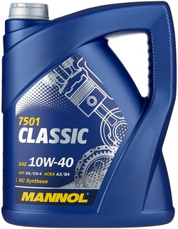 Масло мотор. MANNOL CLASSIC SAE 10W-40 4 л. 1*4 Масло мотор. MANNOL CLASSIC SAE 10W-40 4 л. 1*4