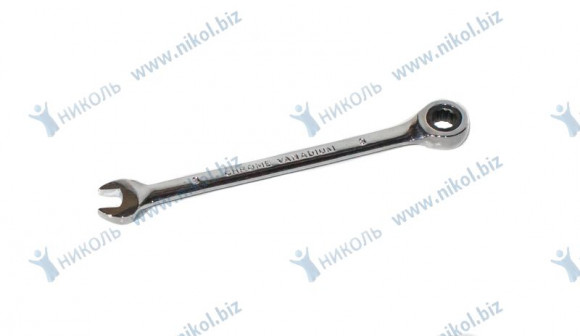 Ключ комбинированный трещоточный * 8 CrV NOVA-PRO Ключ комбинированный трещоточный * 8 CrV NOVA-PRO