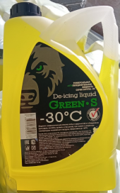 Жидкость антиобледенительная CRYSTAL (ЖЕЛТАЯ)  (-30С) 5л фирм кан.(1*3шт) YELLOW