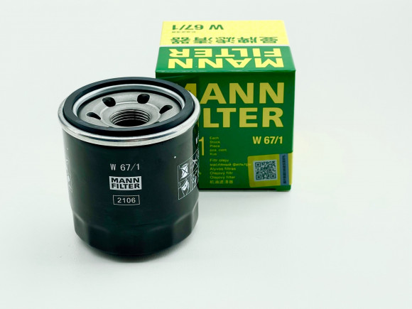 Фильтр масляный MANN W 67/1 Фильтр масляный MANN W 67/1