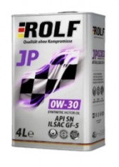 Масло мотор. ROLF JP SAE 0W30 ILSAC GF5/API SN (4 л) 1*4шт Масло мотор. ROLF JP SAE 0W30 ILSAC GF5/API SN (4 л) 1*4шт