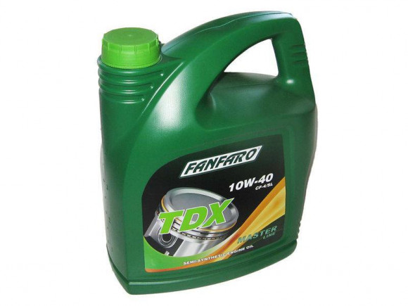 Масло мотор. полусинт. Fanfaro TDX SAE 10W40 API CF-4/SL   4л 1*4шт Бел