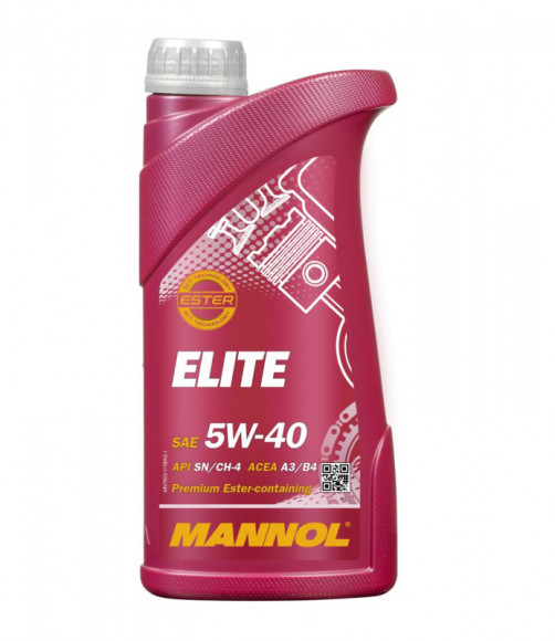 Масло синт. MANNOL 7903 ELITE SAE 5w40 (1л.) 1*20шт. Масло синт. MANNOL 7903 ELITE SAE 5w40 (1л.) 1*20шт.