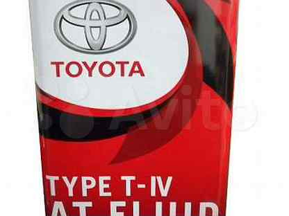 Масло трансм. TOYOTA ATF Type T-IV JAPAN (4 л) (TQ-D) 1*6шт (красная) Масло трансм. TOYOTA ATF Type T-IV JAPAN (4 л) (TQ-D) 1*6шт (красная)