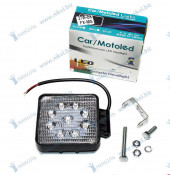 Фара пр-тум универс 9 диодов, 27W, рассеив.свет (влагопылезащищ), 12V