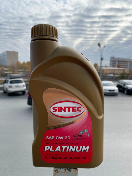 Масло мотор. SINTEC PLATINUM SAE 0W-20 ILSAC GF-6  (1л) 1*12шт