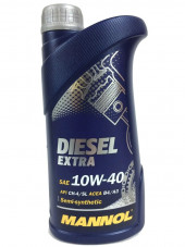 Масло мотор. MANNOL DIESEL EXTRA 10W-40 CH-4/SL 1 л. 1*20 Масло мотор. MANNOL DIESEL EXTRA 10W-40 CH-4/SL 1 л. 1*20