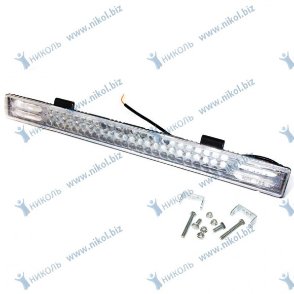 Фара-балка светодиодн 120 диодов (640*60 мм) линза с крепежом Фара-балка светодиодн 120 диодов (640*60 мм) линза с крепежом