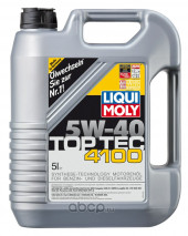 Масло мотор. Liqui Moly 5W40 TOP TEC 4100 5л Масло мотор. Liqui Moly 5W40 TOP TEC 4100 5л