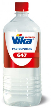 Растворитель 647 VIKA (0,5л) (пл.) 1*20 шт Растворитель 647 VIKA (0,5л) (пл.) 1*20 шт