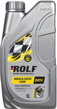 Жидкость тормоз. ROLF Break & Clutch Fluid DOT-4 1л 1*12 Жидкость тормоз. ROLF Break & Clutch Fluid DOT-4 1л 1*12