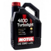 Масло мотор. MOTUL 4100 TURBOLIGHT 10W40  (4л.) (1*4)