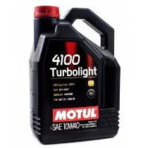 Масло мотор. MOTUL 4100 TURBOLIGHT 10W40  (4л.) (1*4)