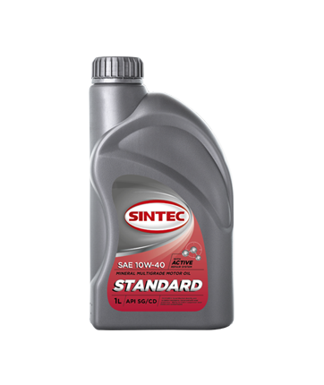 Масло мотор. 10W40 SINTEC Стандарт (минеральное) API SG/CD (1л) 1*15шт