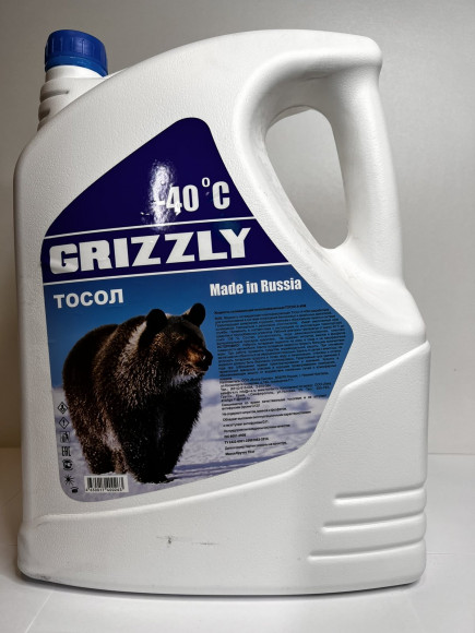 Тосол A-40 Grizzly (5 кг) 1*3шт Тосол A-40 Grizzly (5 кг) 1*3шт