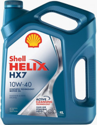Масло мотор. 10W40 Shell Helix Plus (HX 7) (4л) Масло мотор. 10W40 Shell Helix Plus (HX 7) (4л)