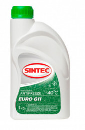 Антифриз A-40 Sintec Euro G11 (зелёный) (1 кг) 1*15шт Антифриз A-40 Sintec Euro G11 (зелёный) (1 кг) 1*15шт