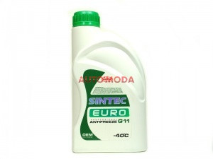 Антифриз A-40 Sintec Euro G11 (зелёный) (1 кг) 1*15шт Антифриз A-40 Sintec Euro G11 (зелёный) (1 кг) 1*15шт