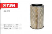 91212 Фильтр TSN воздушный. осн. элемент КАМАЗ 4308 91212 Фильтр TSN воздушный. осн. элемент КАМАЗ 4308