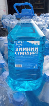 Антиобледенительная жидкость (-30С) 5л ПЭТ(1*4шт) СИНЯЯ