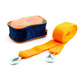 Буксировочный трос РОСТРОС 12 т 2 крюка, 6 метров, сумка Буксировочный трос РОСТРОС 12 т 2 крюка, 6 метров, сумка