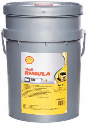 Масло мотор. Shell  5W30 Rimula R6 ME (20л)