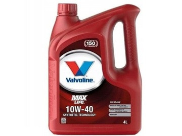 Масло моторное п/синт. Valvoline MAXLIFE 10W40 5л Масло моторное п/синт. Valvoline MAXLIFE 10W40 5л