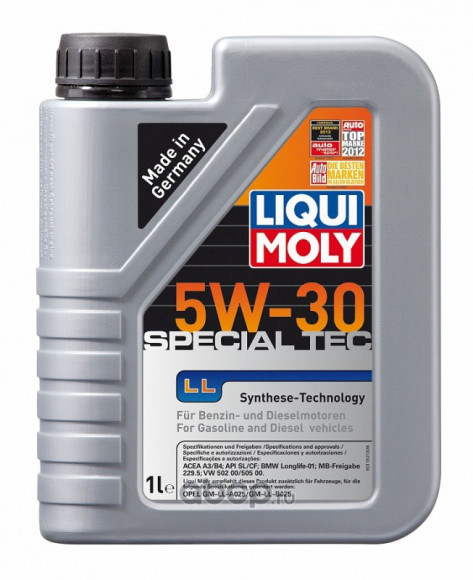 Масло мотор. Liqui Moly 5W30 Special TEC LL син 1л Масло мотор. Liqui Moly 5W30 Special TEC LL син 1л