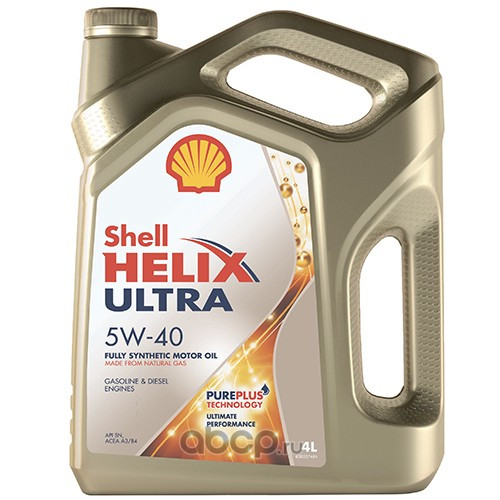 Масло мотор.  5W40 Shell Helix Ultra  (4л)