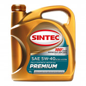 Масло мотор. SINTEC PREMIUM SAE 5W40 ACEA A3/B4 (4л) 1*4шт Масло мотор. SINTEC PREMIUM SAE 5W40 ACEA A3/B4 (4л) 1*4шт