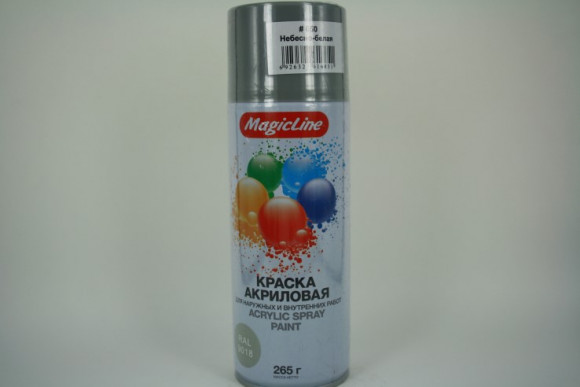 050 Краска небесно белая RAL 9018 (265г)*12шт 050 Краска небесно белая RAL 9018 (265г)*12шт