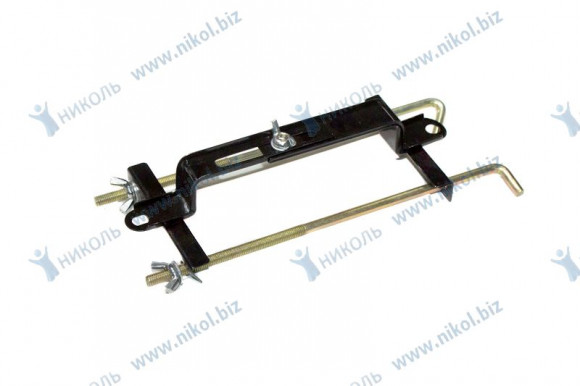Крепление АКБ универс (2 шпильки J-образ, шайбы, барашки, планка крепления регулируемая) Крепление АКБ универс (2 шпильки J-образ, шайбы, барашки, планка крепления регулируемая)