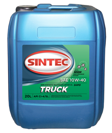 Масло мотор. SINTEC TRUCK  SAE 10W40 CI-4/SL  (20л)